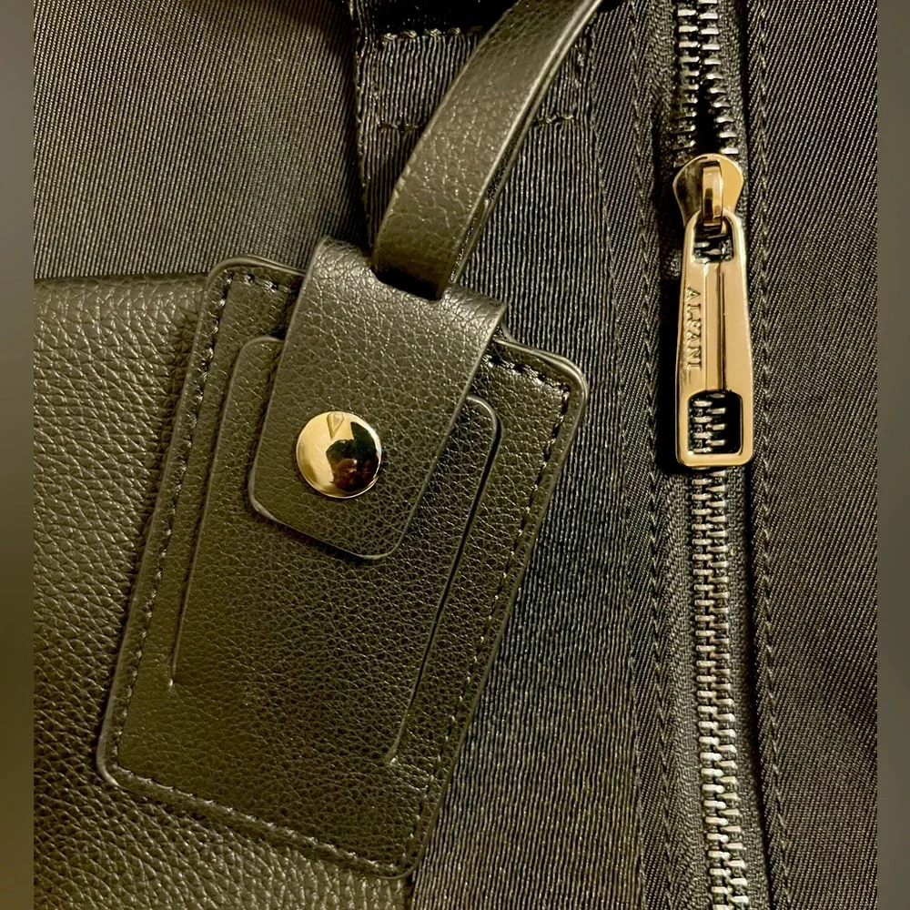 NWT 🎉ALFANI AlfaTech Black Soft-Sided 15” Laptop Bag/Briefcase - Picture 10 of 11